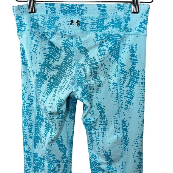 Under Armour AllSeasonGear Cropped Leggings Blue Small - Picture 7 of 10